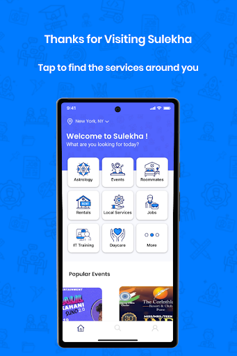Android application Sulekha NRI screenshort