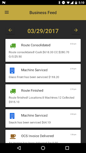 Android application Feed by Parlevel screenshort