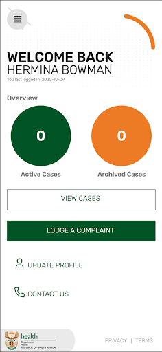 DoH Facility Complaints Screen 3