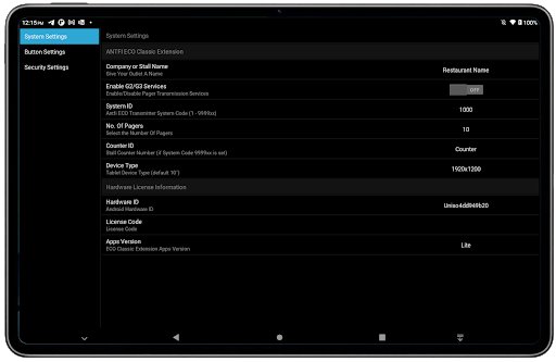 Android application ECO Classic Extension screenshort