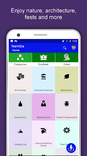 Android application Namibia Travel & Explore, Offl screenshort