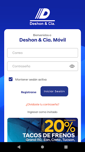 Deshon & Cia Móvil Screen 2