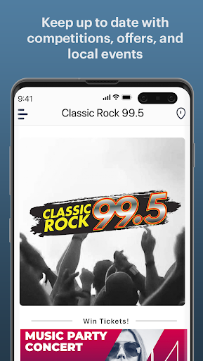 Classic Rock 99.5 Screen 3