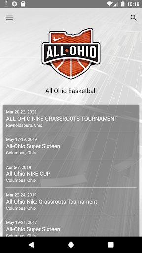 Android application All Ohio Basketball screenshort