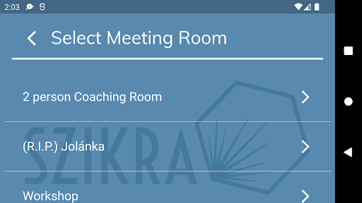 Szikra Meeting Room Display Screen 3