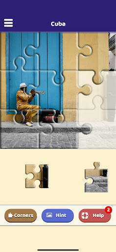 Android application Cuba Sightseeing Puzzle screenshort