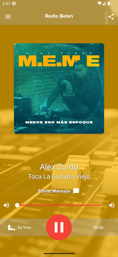Android application Radio Belen screenshort