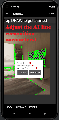 SlopeEZ: Image Angle Measurer Screen 2