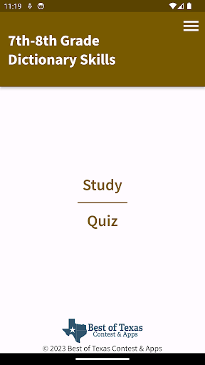 Android application BOT 7th-8th Grade Dictionary screenshort