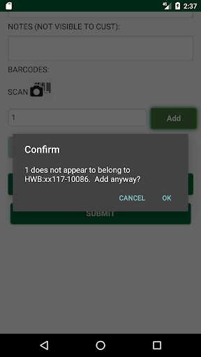 Android application TransPOD screenshort