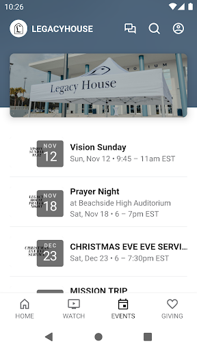 The Legacy House Screen 3