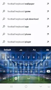 Football keyboard themes