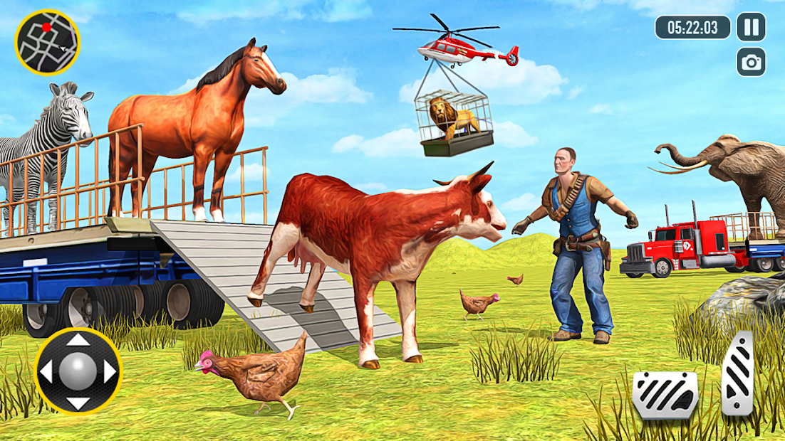 Captura 2 Farm Animal Transporter Games android