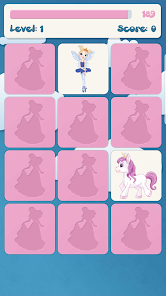 Princess memory game for kids  screenshots 3