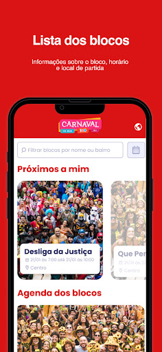 Android application Partiu Bloquimmm screenshort