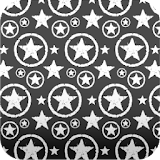 grunge black stars wallpaper icon