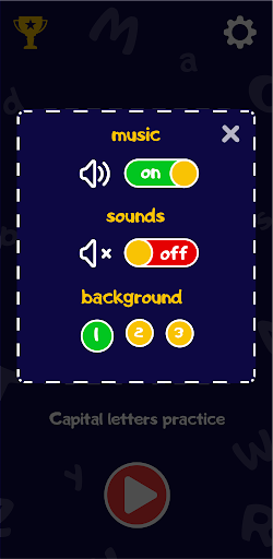 Big and Small. Capital letters