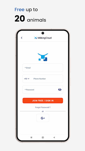 Android application MilkingCloud: Herd Management screenshort