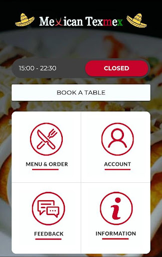 Android application Mexican Tex Mex Falkirk screenshort