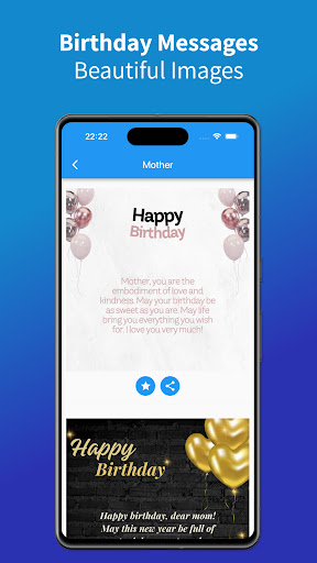 Birthday Messages Screen 2