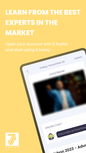 Android application Seven Bank - Live Events screenshort
