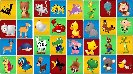 Android application Matching games for kids Zoo screenshort