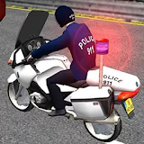 911 Traffic Police Bike Rider icon