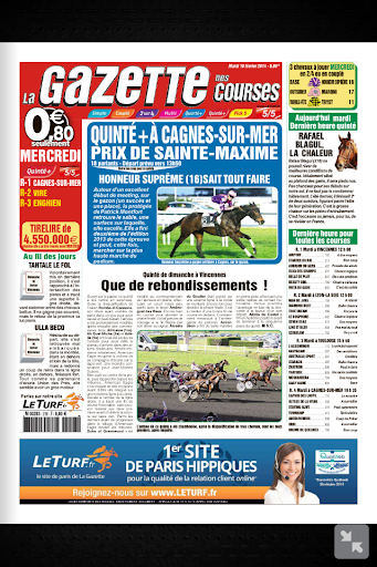 La Gazette des Courses Screen 2
