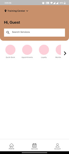 Android application Salt Aesthetics Bar screenshort