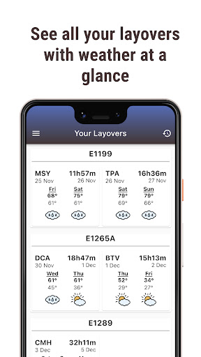 Android application Layover screenshort