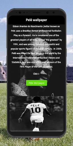 Android application Pele wallpaper screenshort