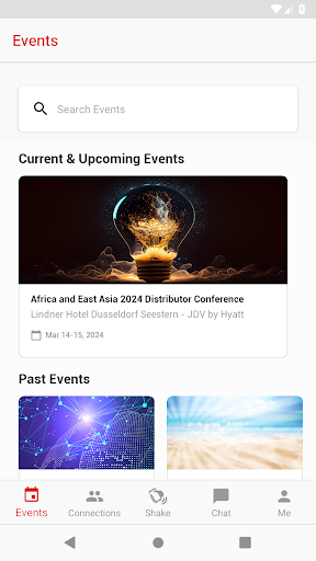 Megger Events Screen 2