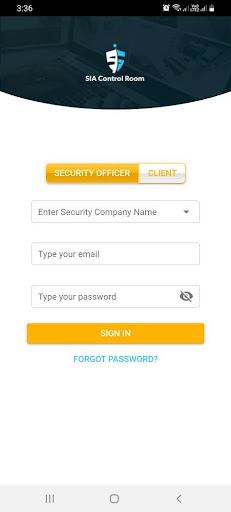 Android application SIA UK screenshort
