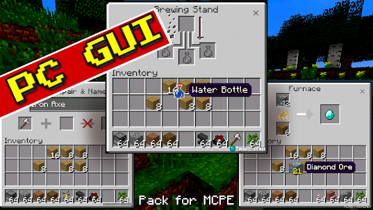 PC-GUI-Paket für Minecraft