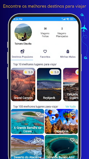 Android application Plan2Go - Planeje sua viagem screenshort