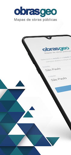 Android application obrasgeo screenshort