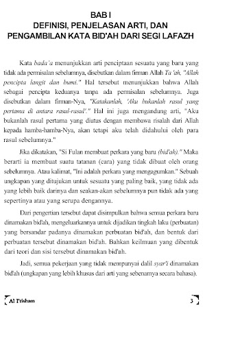 Al-Itisham, Bidah Dan Sunnah Screen 3