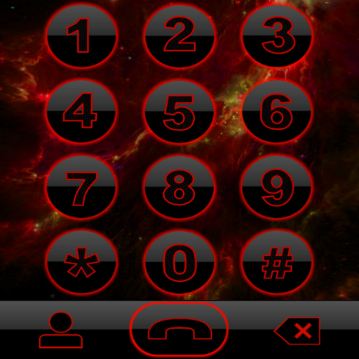 THEME SPACE 2 RED EXDIALER 1.0 Icon