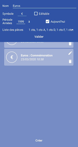 My collections of coins Screen 2