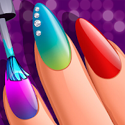 Manicure salon. Paint nails 1.1 Icon