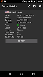 VPN Servers for OpenVPN Screenshot