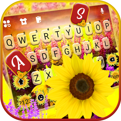 Sunflower Garden Keyboard Back logo