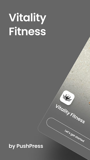 Android application Vitality Fitness screenshort