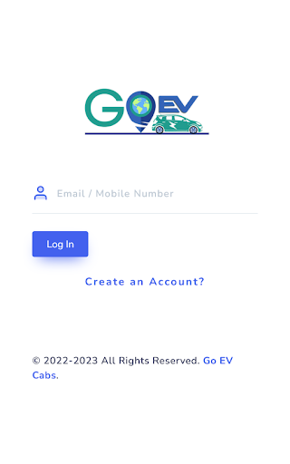 Android application Go EV Electric Cabs screenshort