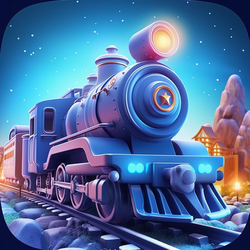 Train Games For Kids Railroad  Icon