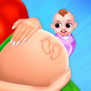 Pregnant Mommy & newborn Baby