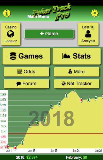 Android application Poker Track Pro - Live stats T screenshort