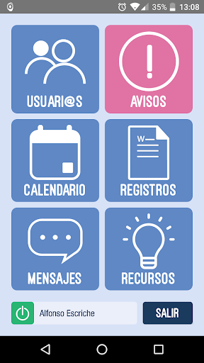 Android application Orchestram screenshort