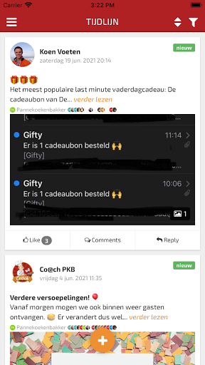 Android application Co@ch screenshort