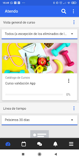 Android application Campus Atendo screenshort